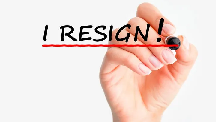 Resign